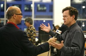 Richard Ridge ("Broadway Beat") and Dylan Baker Photo