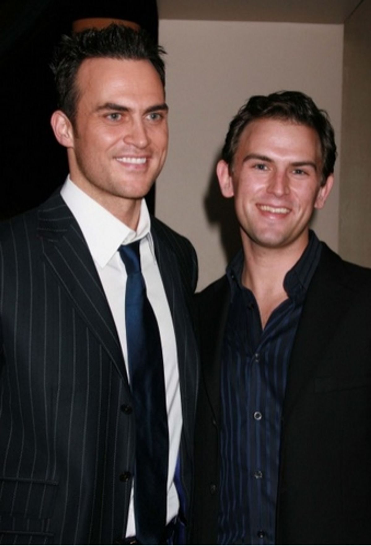 Cheyenne Jackson and Daniel Reichard at 