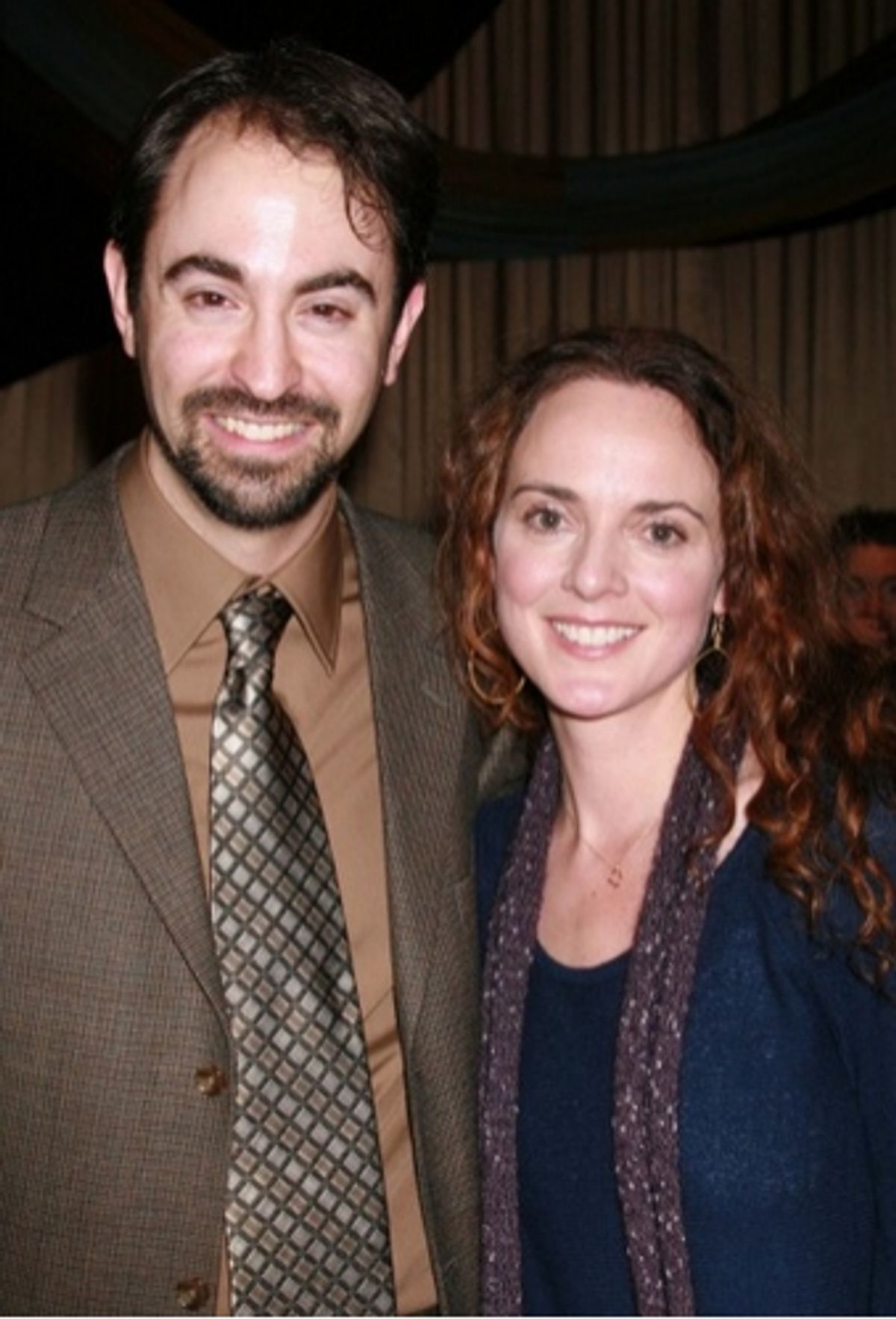 Peter Mills and Melissa Errico at Peter Mills Receives Freb Ebb Award