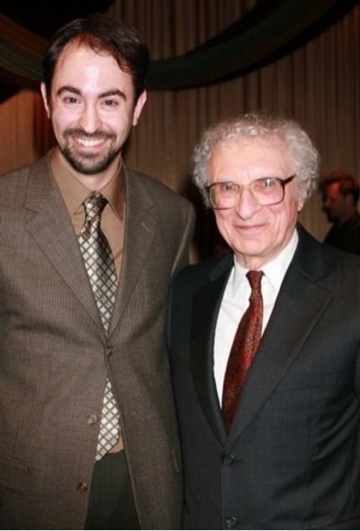 Peter Mills and Sheldon Harnick Photo