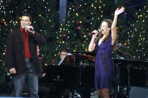 Christopher Jackson and Mandy Gonzalez Photo