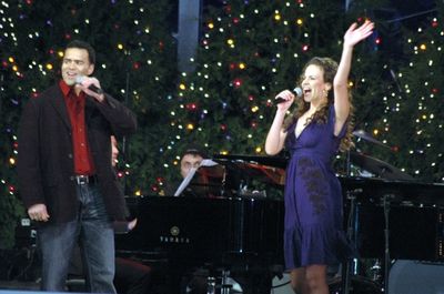 Christopher Jackson and Mandy Gonzalez Photo