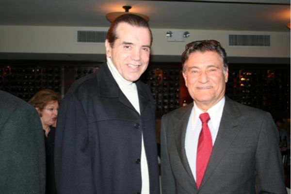 Owner of Tony DiNapoli NYC Restaurants Herb Wetson welcomes Chazz Palminteri to his p Photo