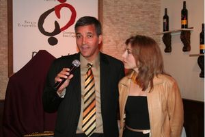 Tony DiNapoli General Manager Bruce Dimpflmaier and Host Valerie Smaldone (106.7 Lite Photo