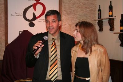 Tony DiNapoli General Manager Bruce Dimpflmaier and Host Valerie Smaldone (106.7 Lite Photo