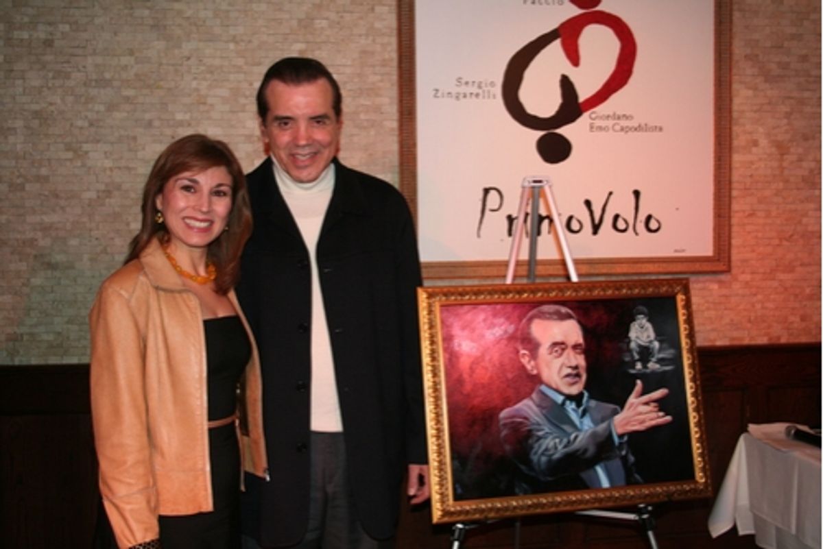 Valerie Smaldone and Chazz Palminteri
 at 