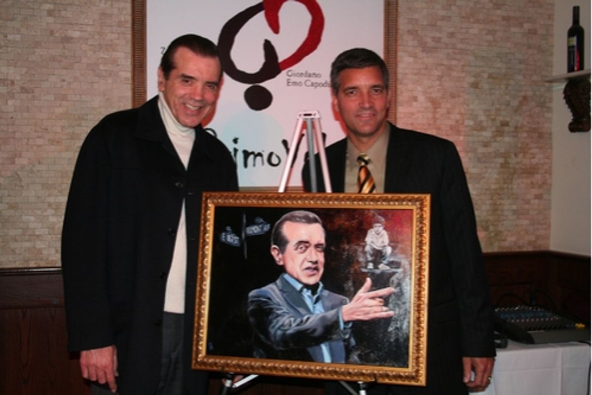 Chazz Palminteri and Bruce Dimpflmaier
 at 
