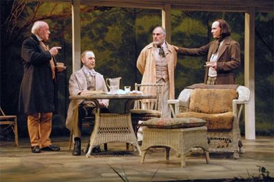 l-r: Peter Maloney, Michael Countryman, Michael Cristofer and Neal Huff Photo