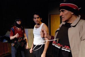 l-r: Michelle Solomon, Jeremy Cohen and Anthony Patellis Photo