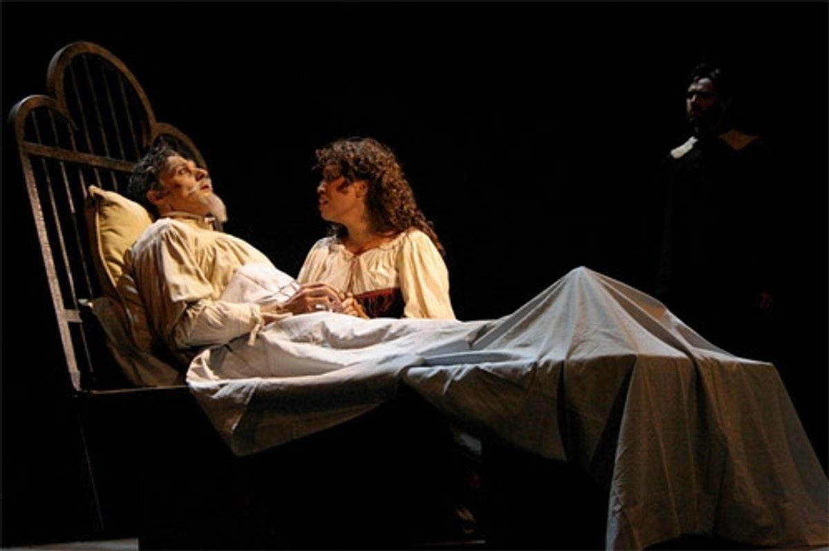 Robert Cuccioli with Rosena M. Hill (Adonza) at 'Man of La Mancha' with Robert Cuccioli