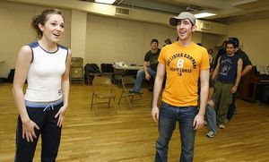 Laura Osnes and Max Crumm Photo