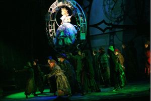 Annaleigh Ashford and the cast of Wicked Photo
