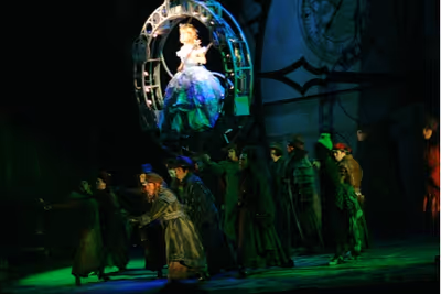 Annaleigh Ashford and the cast of Wicked Photo