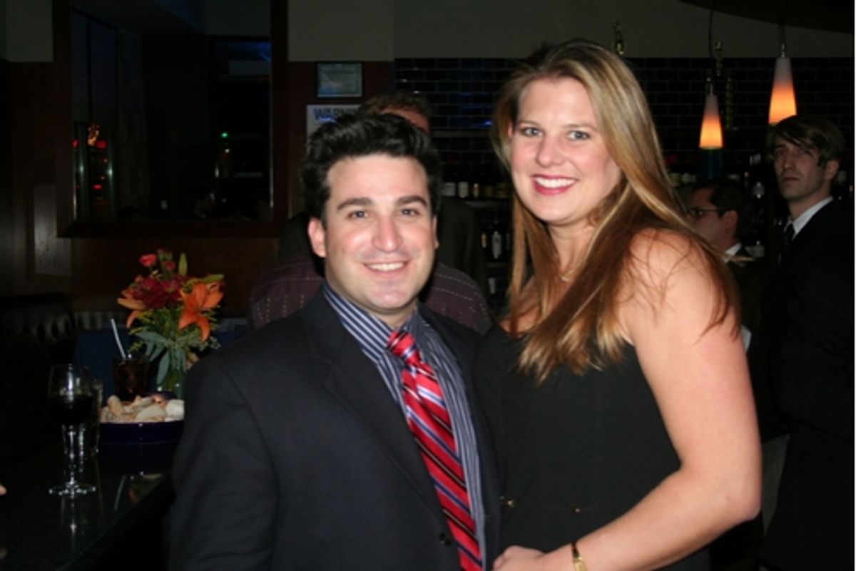 Carlos Lopez (Sancho Panza) and Suzanne Watkins at 'Man of La Mancha' Opening Night at White Plains