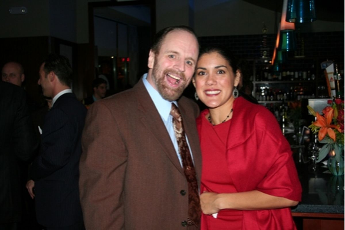 Sidney J. Burgoyne and Toni-Michelle Rubio (Ensemble) at 'Man of La Mancha' Opening Night at White Plains