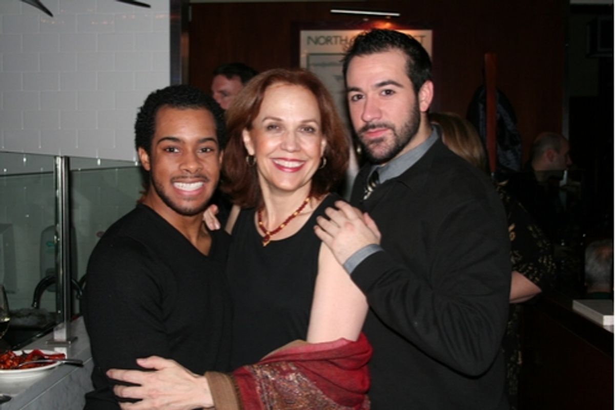 Jamaal-Clark Turpin (Paco), Deborah Jean Templin and Yurief Rodriguez (Captain of the Inquistion/Juan) at 