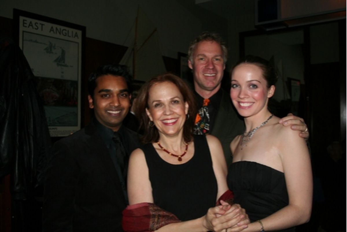 Devanand Janki (Choreographer), Deborah Jean Templin (House Keeper), Luke Yankee (Director) and Patricia Noonan (Antonia) at 
