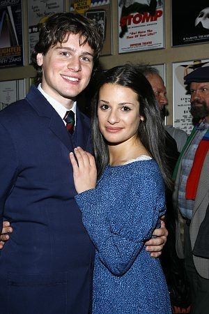 Jonathan Groff and Lea Michele Photo