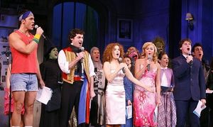 l-r: Cheyenne Jackson, Max von Essen, Bernadette Peters, Laura Bell Bundy and Jonatha Photo