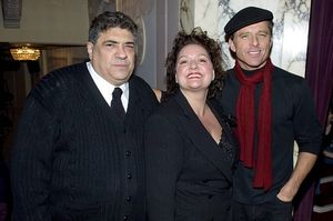 Vincent Pastore, Aida Turturro and Maxwell Caulfield Photo