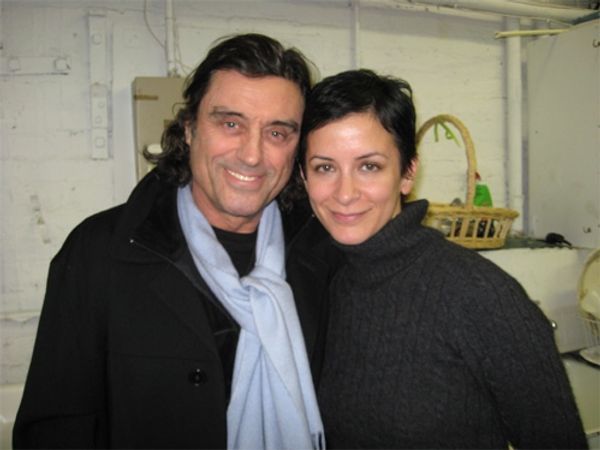 Ian McShane and Anna Shapiro (Director) Photo