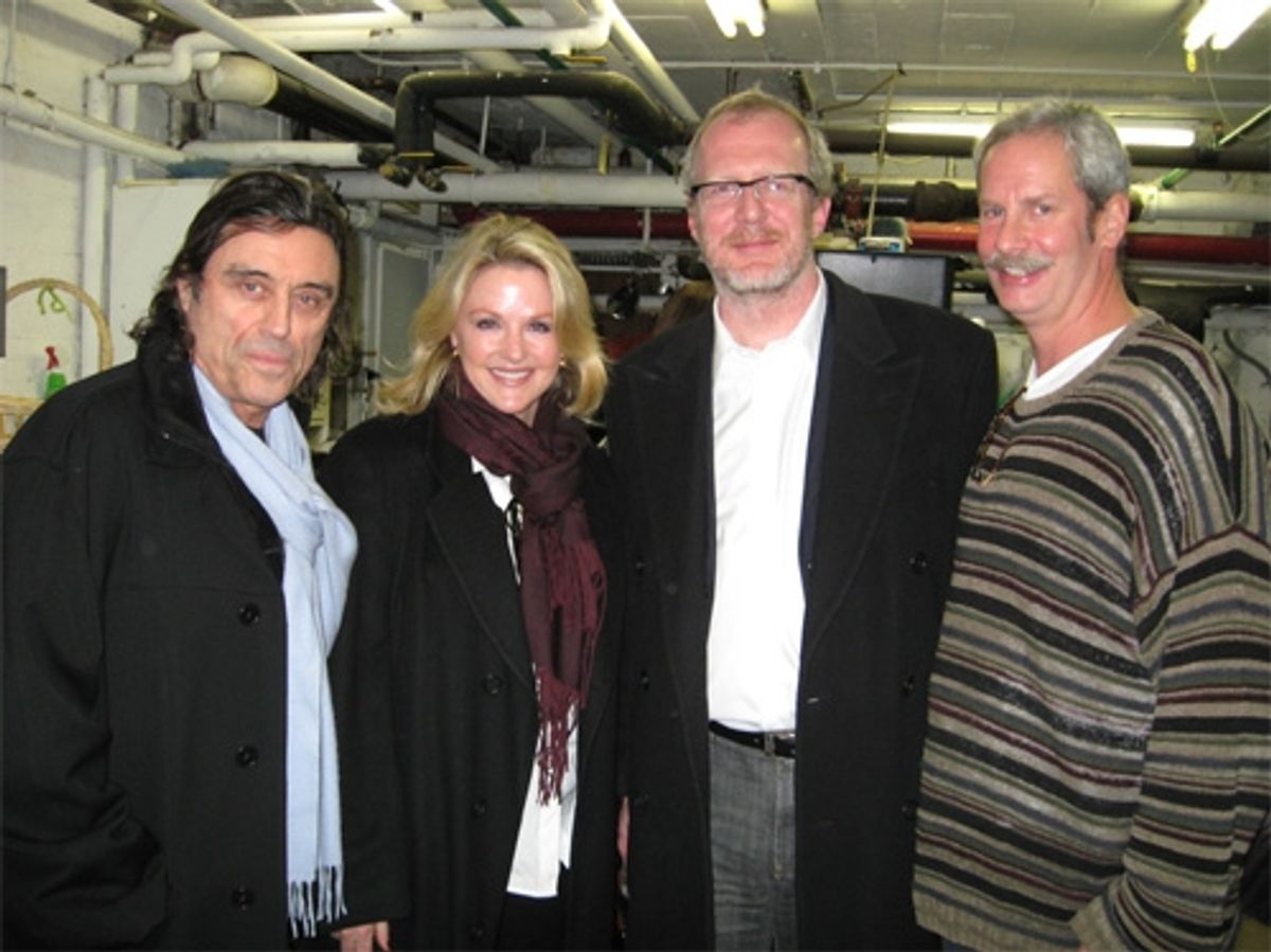 Ian McShane, Gwen McShane, Tracy Letts (Playwright) and Troy West at 