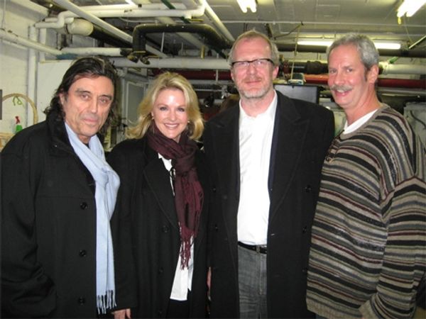 Ian McShane, Gwen McShane, Tracy Letts (Playwright) and Troy West Photo