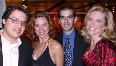 l-r: David Ruttura (Assistant Director), Kristen Gaetz, Marc Bruni (Associate Directo Photo