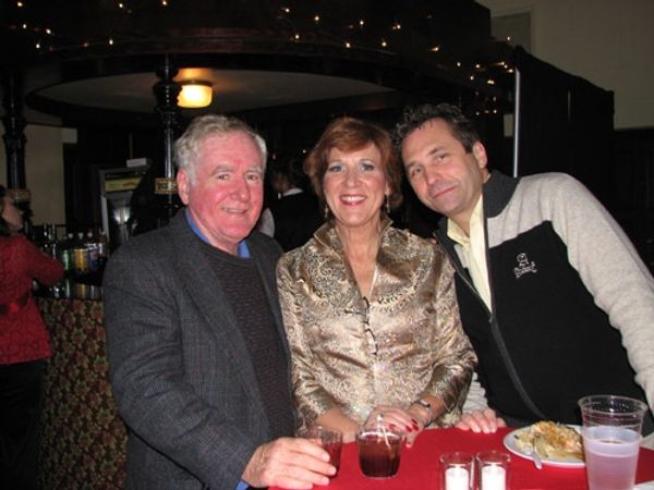 Susan Mansur (Martha Watson) with husband Mike and Peter Wolf (Production Stage Manag Photo