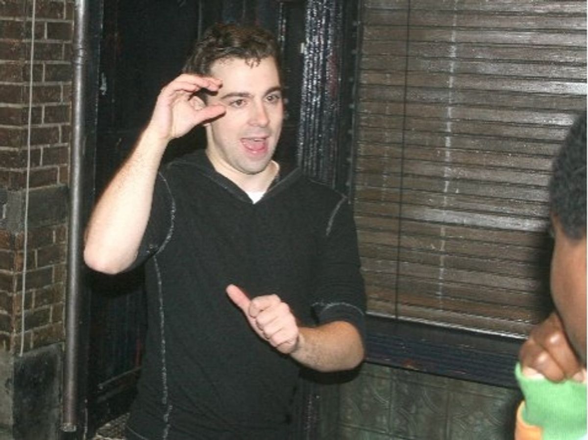 Robert McClure explains how cast members change positions on stage at 