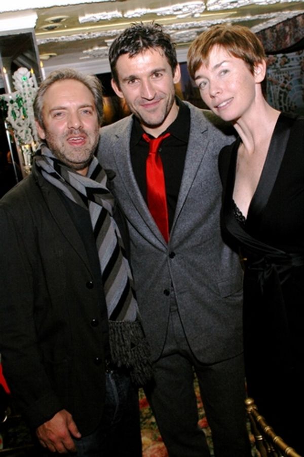 Sam Mendes, Jonathan Cake and Julianna Nicholson Photo