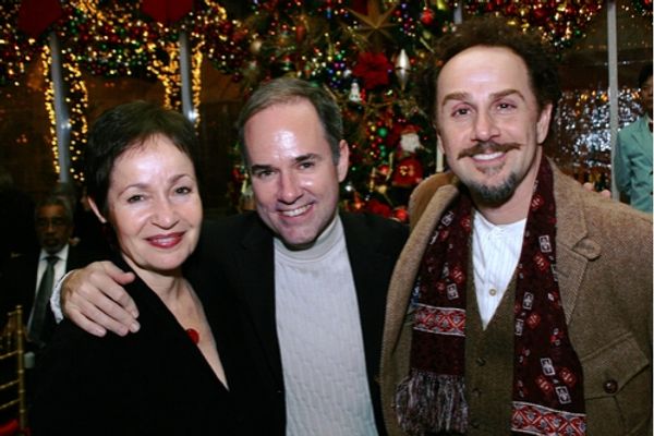 Lynn Ahrens, Stephen Flaherty and John Kassir Photo