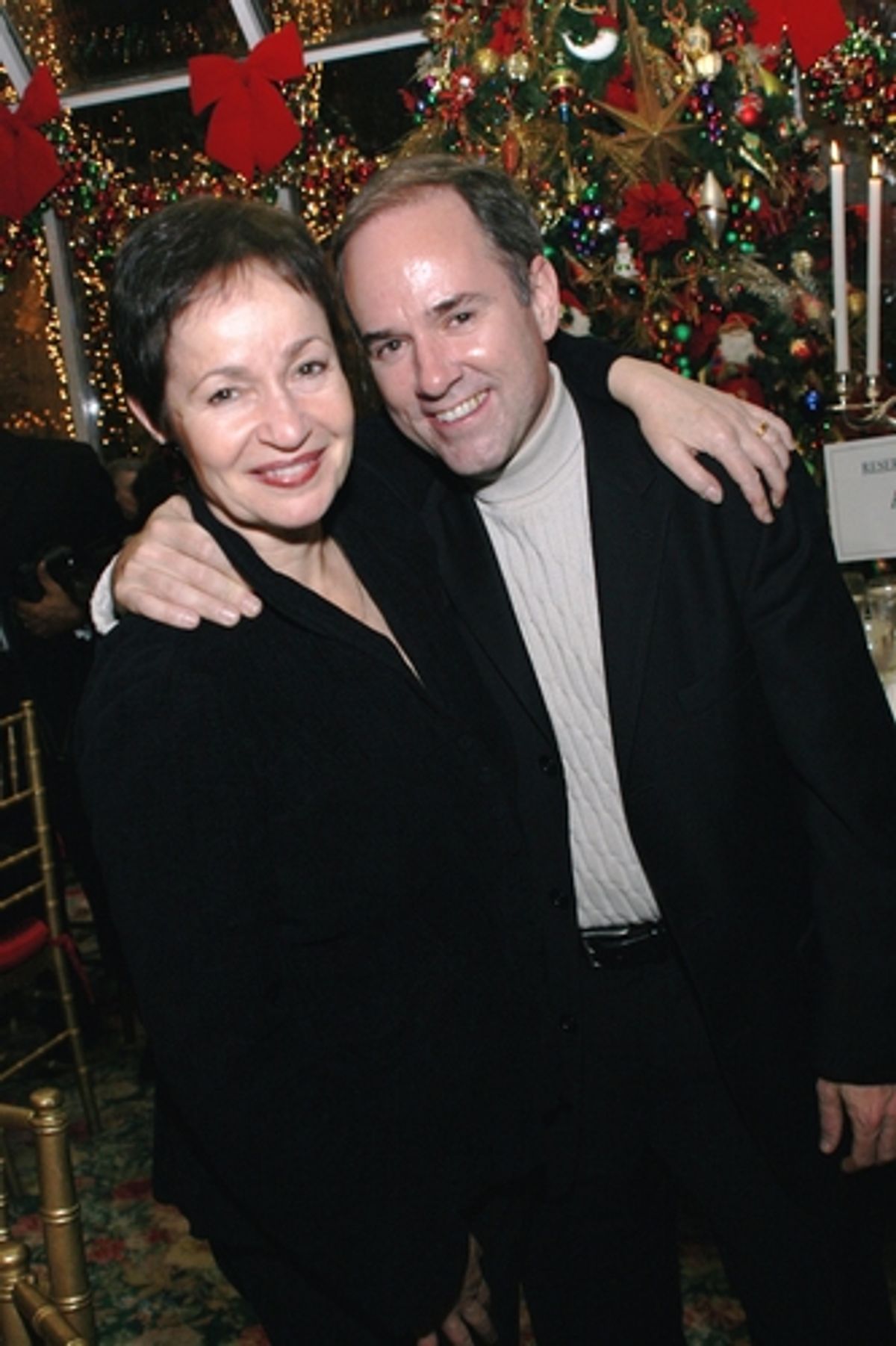 Lynn Ahrens and Stephen Flaherty at 