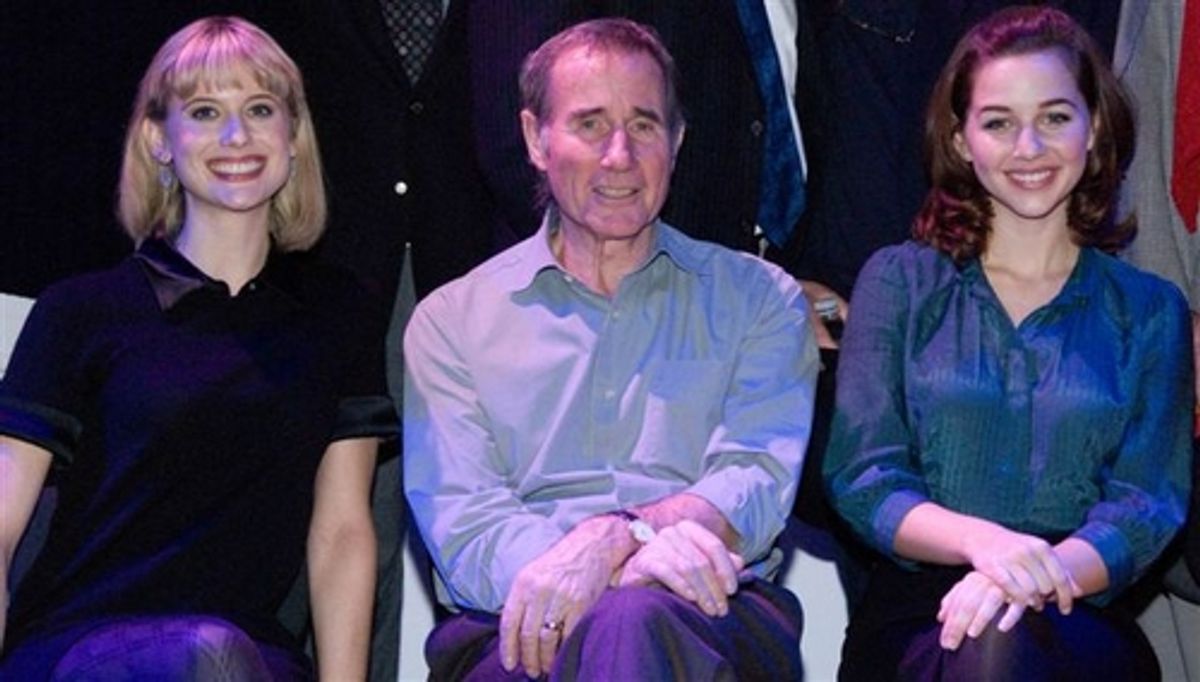 Elizabeth Ingrahm, Jim Dale and Jessica Grove at 