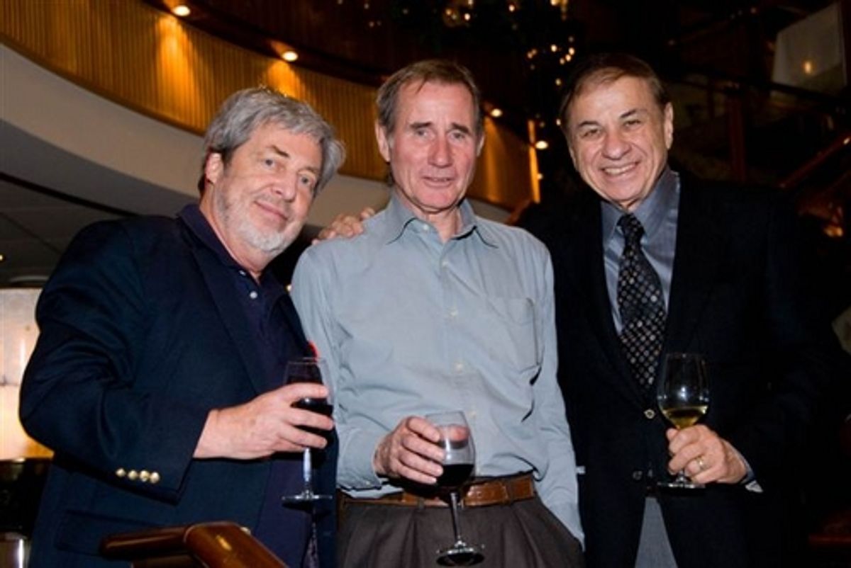 Tony Walton, at 'Busker Alley' Launch on QM2