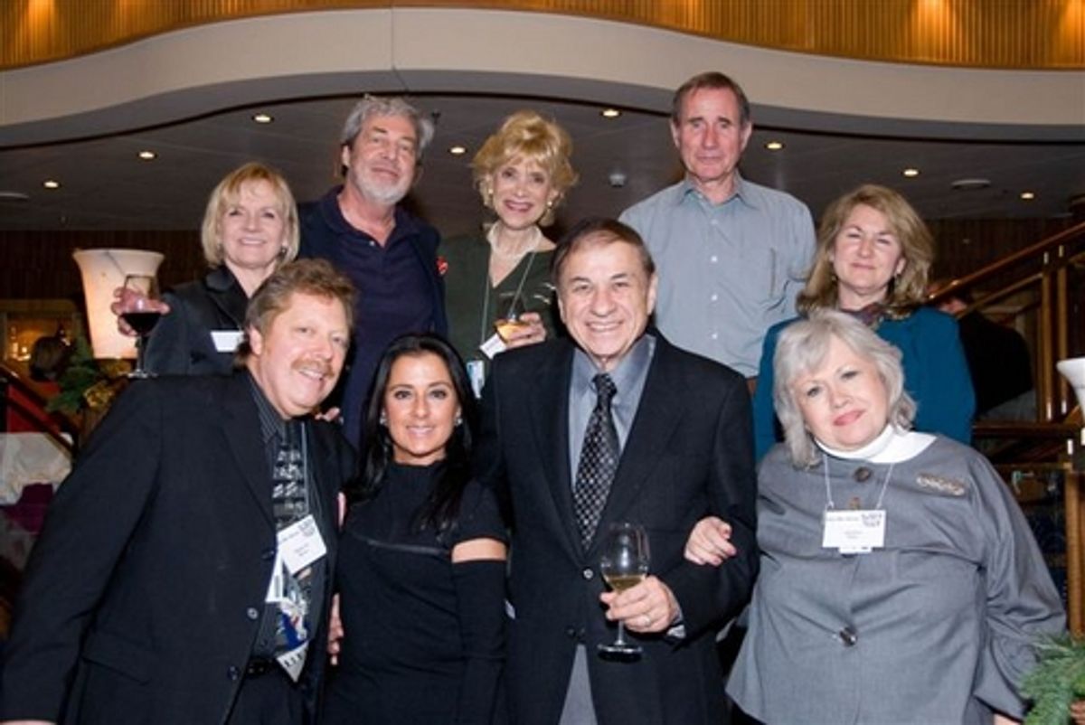 Producers and Creative Team Top Row (L to R) Kristine Lewis, Tony Walton, Margot Astrachan, Jim Dale, Jamie at 