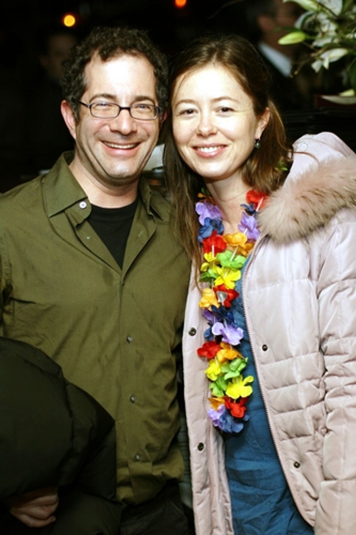 Jonathan Silverstein and Christal Weatherly (Costume Designer) at 
