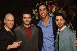 Demosthenes Chrysan, Arian Moayed, Amir Arison and Satya Bhabha @ BroadwayWorld Demosthenes Chrysan, Arian Moayed, Amir Arison and Satya Bhabha Photo