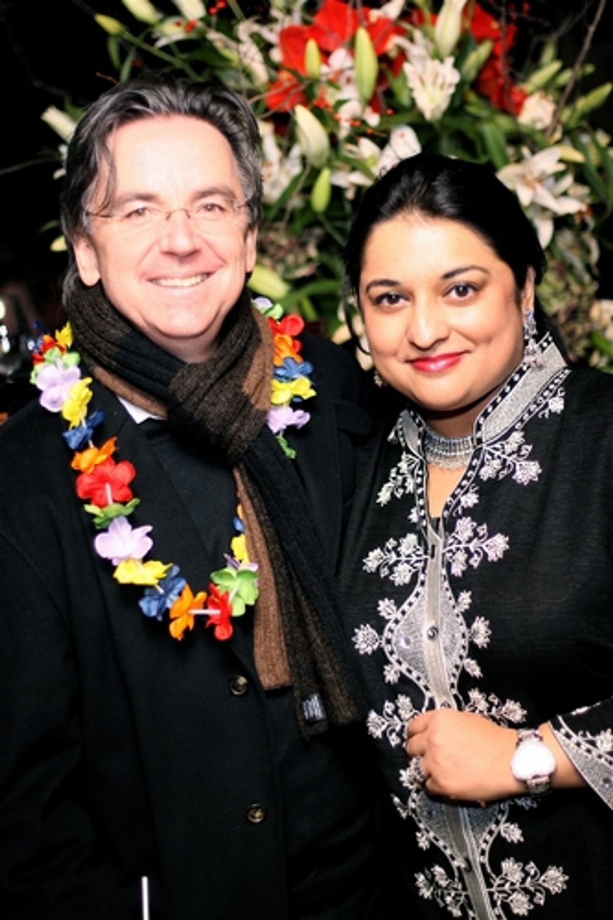 James Houghton (Founding Artistic Director of Signature Theatre Company) and Geeta Citygirl at 