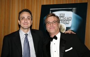 Hank Azaria and Aaron Sorkin @ BroadwayWorld Hank Azaria and Aaron Sorkin Photo