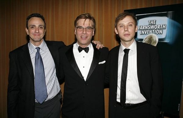 Hank Azaria, Aaron Sorkin and Jimmi Simpson Photo