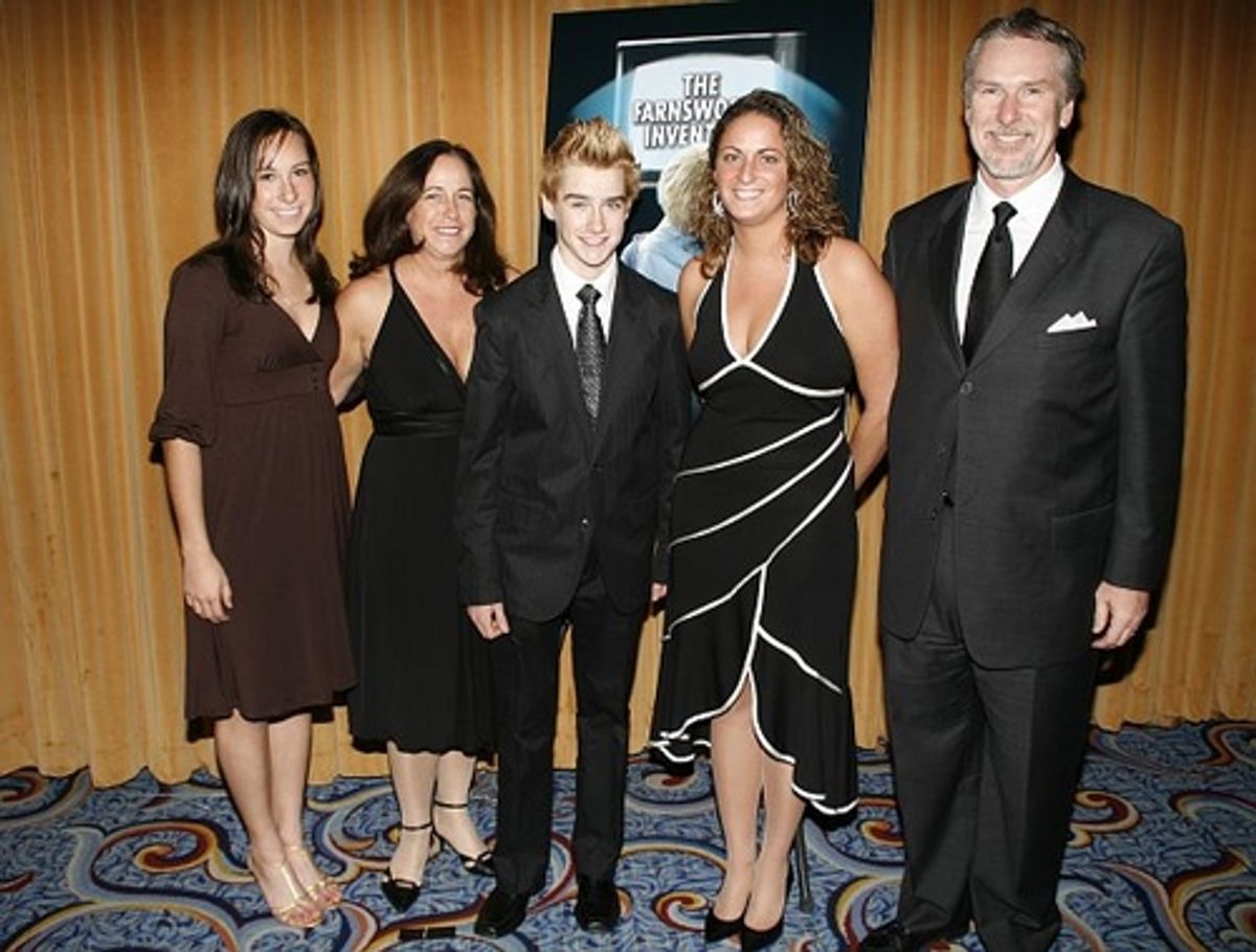 Christian M. Johanson with family at 