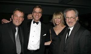 Des McAnuff, Aaron Sorkin, Kate Capshaw and Steven Spielberg Photo