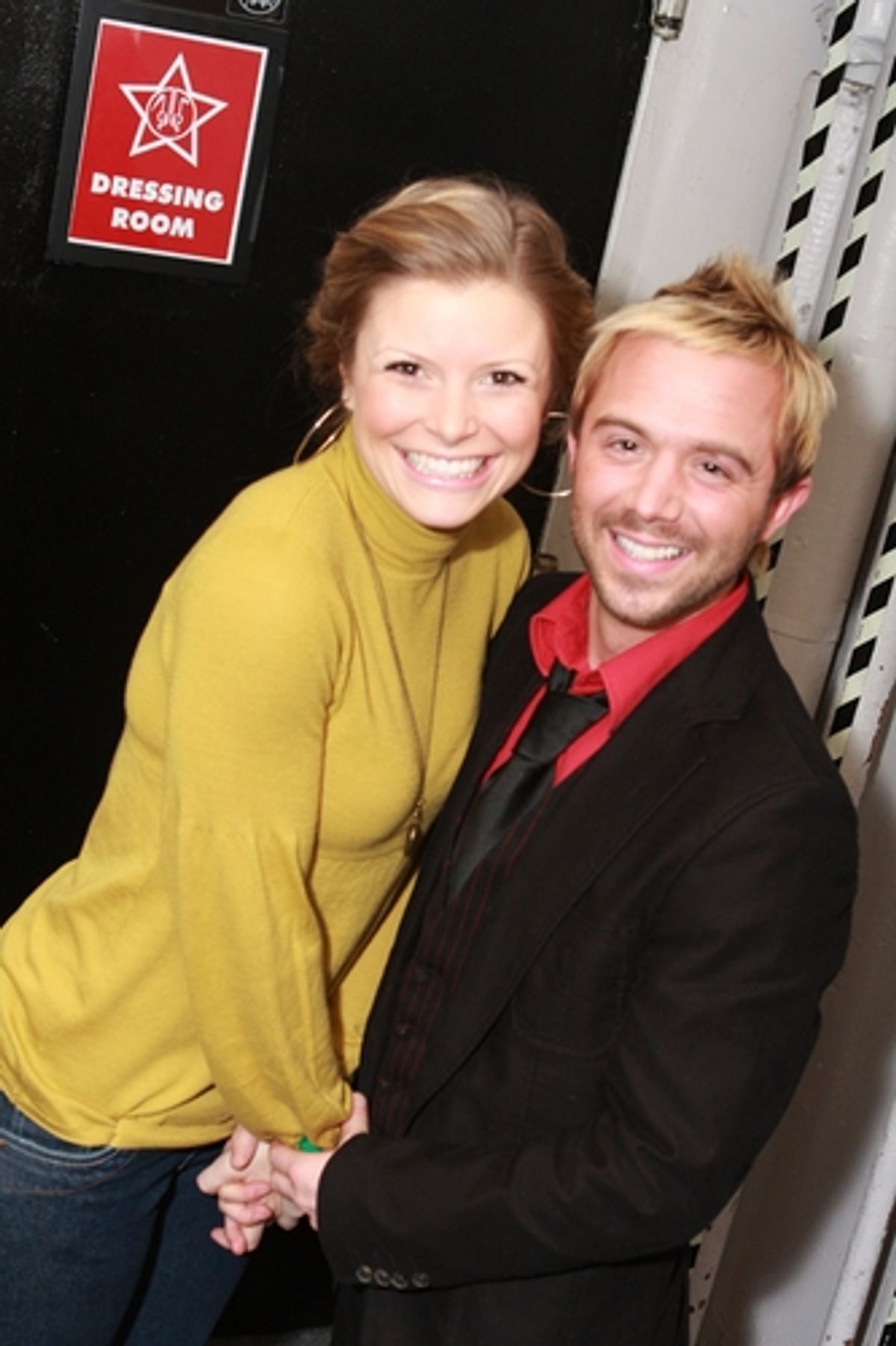 Chelsea Krombach and Danny Calvert at 