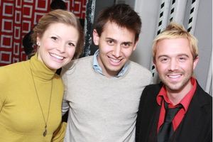 Chelsea Krombach, Benj Pasek and Danny Calvert Photo