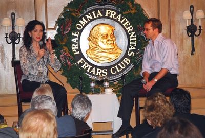 Bebe Neuwirth and Michael Riedel Photo
