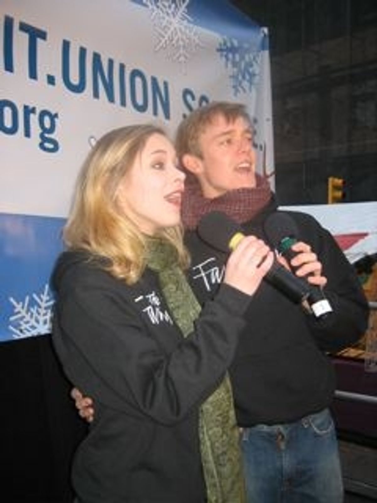 Liz Holtan and Douglas Ullman of The Fantasticks at 