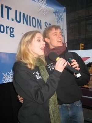 Liz Holtan and Douglas Ullman of The Fantasticks Photo