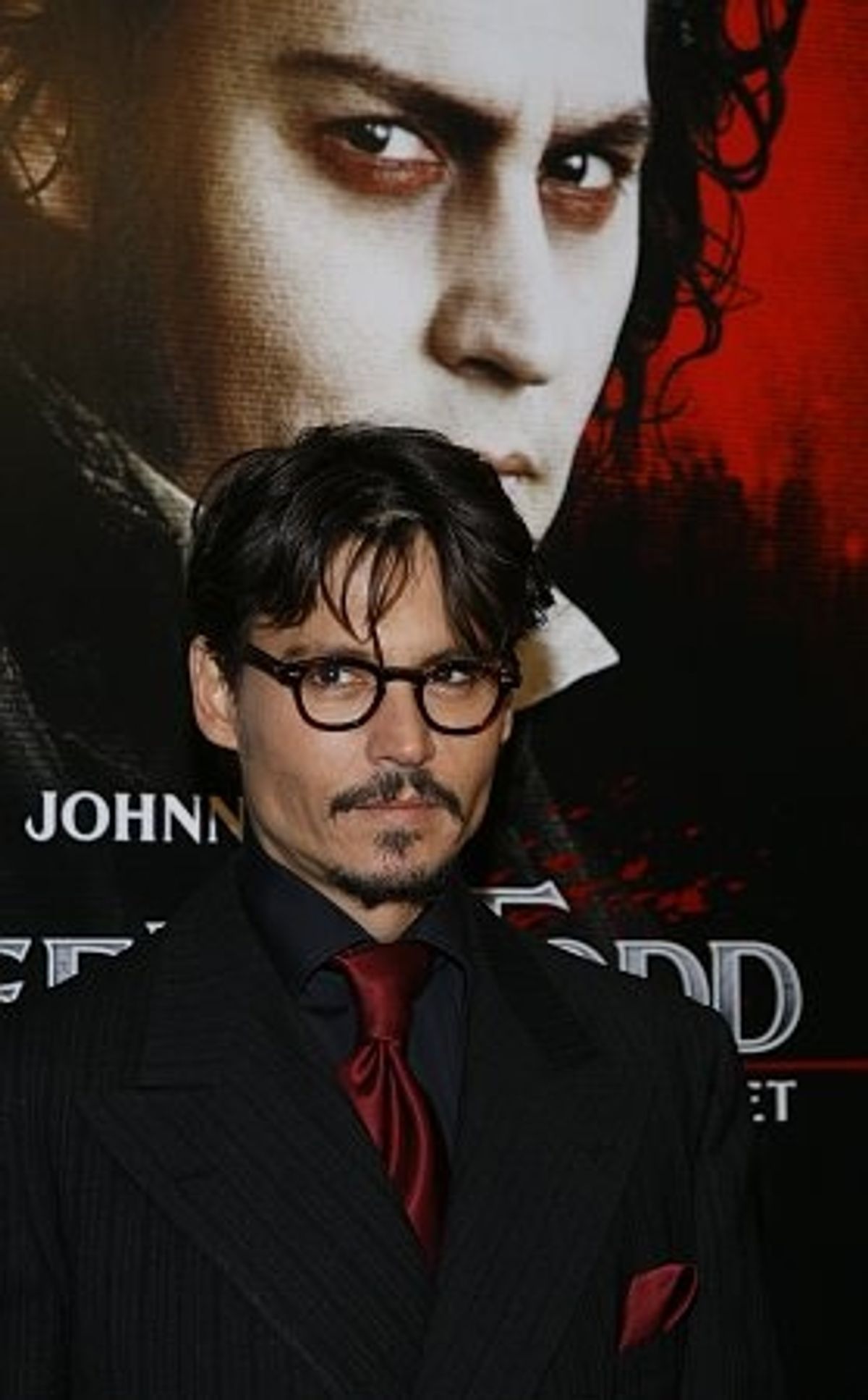 Johnny Depp at 'Sweeney Todd' NYC Movie Premiere