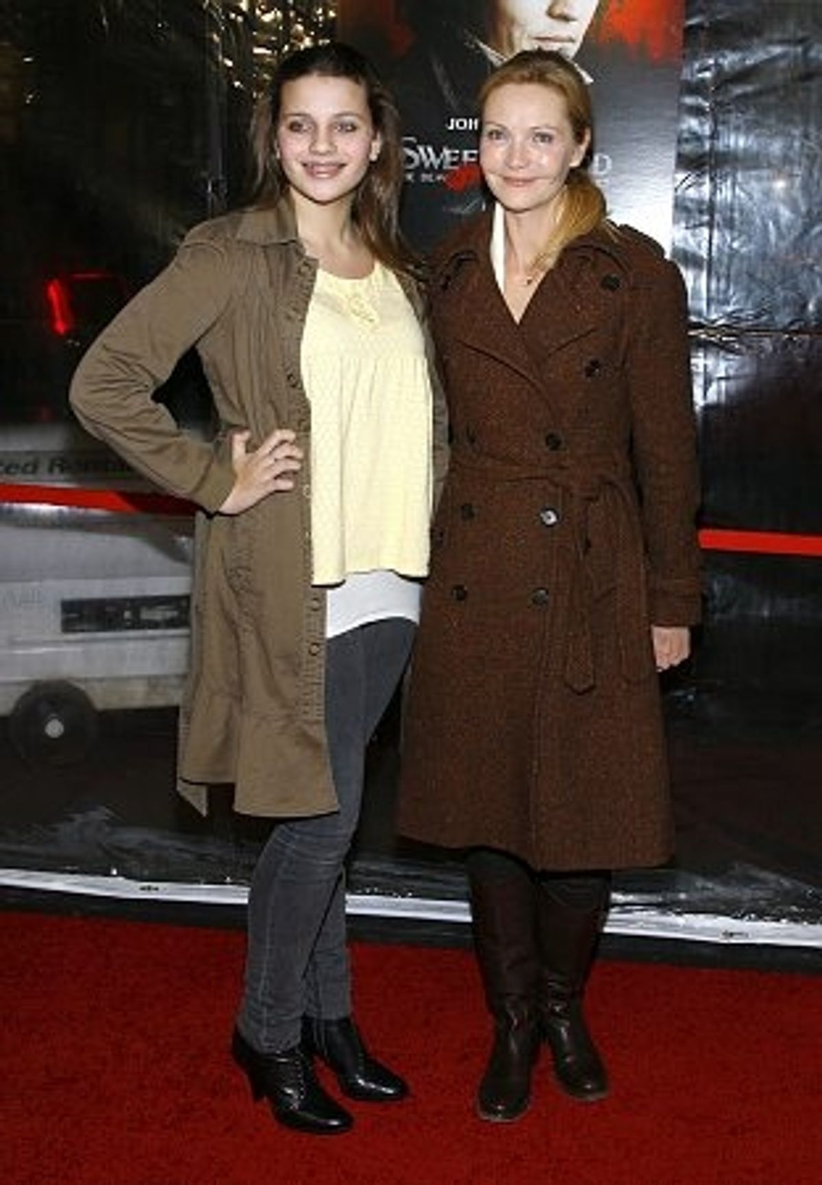 Sadie Friedman and Joan Allen at 